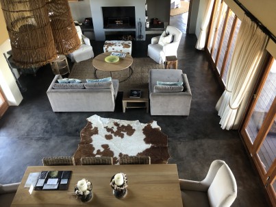 Family lodge from above